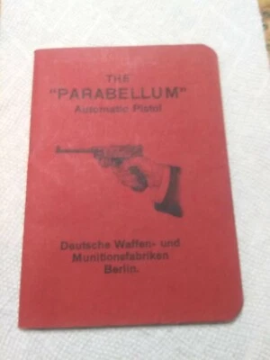 Pistola automática Parabellum 1963 Luger Stoeger Arms Corp con mesa de piezas manual Foto 1 de 4