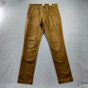 Pantalone uomo Gap slim piatto davanti marrone kaki taglia effettiva 30x32 - Foto 1 di 6
