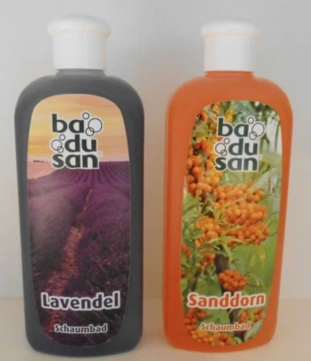 badusan Sanddorn + Lavendel Schaumbad im Set 2 x 500 ml = 1000 ml - Bild 1 von 4
