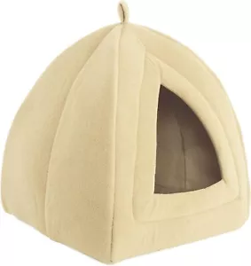 Cat House - Indoor Bed with Removable Foam Cushion - Pet Tent for Puppies, Ra... - Picture 1 of 2