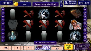 Bloodsucker Spins Made With Slot Factory Create and Play - Pokies Arcade