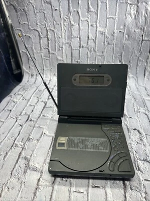 Vtg Sony ICF-CD1000 AM/FM CD Alarm Clock Radio No Power Supply. N - Image 1 of 4