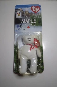 RARE Ty Beanie Baby Maple The Bear /with  Errors Ronald McDonald House charity  - Picture 1 of 11