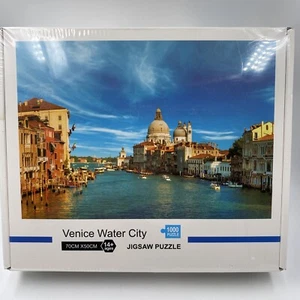 Jigsaw Puzzle 1000 Piece VENICE WATER CITY Canals Gondolas Architecture Sealed - Picture 1 of 1