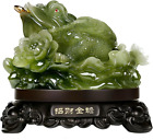 Feng Shui Money Frog (Money Toad) Statue,Feng Shui Decor Attract Wealth and Good
