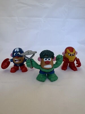 Marvel Avengers Mr Potato Head Mini Mezclable Mashable Super Heroes Lote Foto 1 de 4