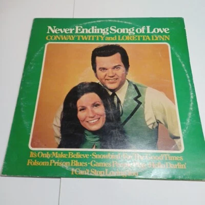 CONWAY TWITTY & LORETTA LYNN Never Ending Song Of Love LP MCA COPS 7544 - Image 1 of 4