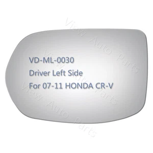 Espejo de vidrio para puerta exterior Honda CR-V 2007-2011 lado izquierdo LH #4188 - Imagen 1 de 12