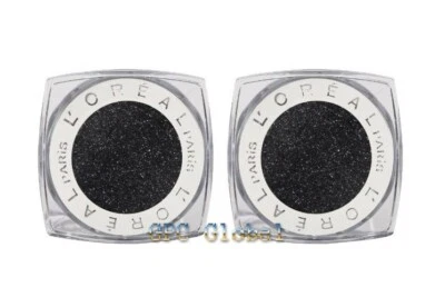 PACK OF 2 - L'Oreal Infallible Eye Shadow 014 Eternal Black Foto 1 de 4