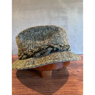 Sombrero Fedora Stetson Tweed Multicolor Vintage 6 7/8 Foto 1 de 4