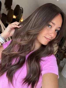 TWP21246: DARKER ELAINE 7.5X8 23" AIR DRIES WAVY - Highline Wigs - Picture 1 of 12