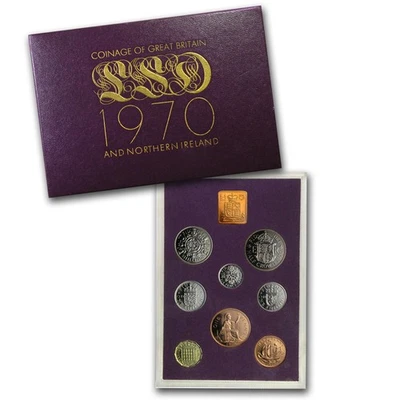 1970 Great Britain 8-Coin Proof Set - Image 1 of 4