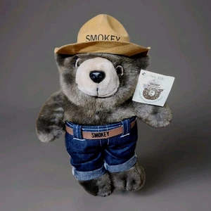 Vintage Smokey The Bear Plush Doll by Wild Wonders Smokey Collection 11" EX - Picture 1 of 14