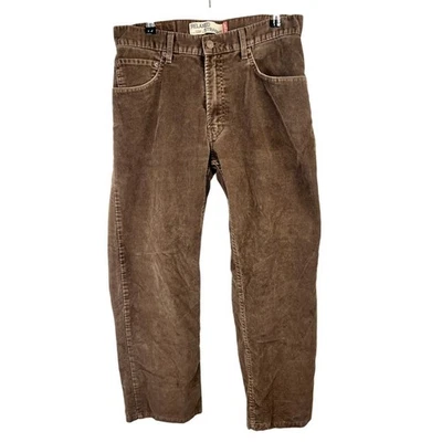 Levi's 559 Relaxed Straight Brown Corduroy Chino Pant 32 x 32 Skate Hipster - Image 1 of 4