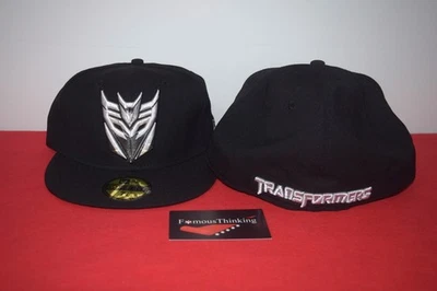 Transformers X New Era Fitted Hat 59Fifty RARE OLDER STYLE Not Toy DVD - Image 1 of 4