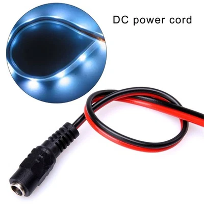 DC5.5x2.1mm Power Cable Female DC5521 Power Cord Female Adapter Cable 24cm - Image 1 of 4