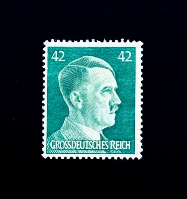 Sello de ALEMANIA - 1944 Adolf Hitler 42pfg Sn 529 como nuevo OG LH r1 Foto 1 de 2