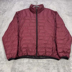 Hawke Co Down Puffer Jacket Men L Maroon Performance Sport - Picture 1 of 7