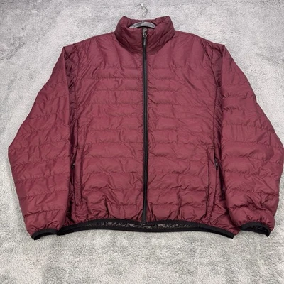 Hawke Co Down Puffer Jacket Men L Maroon Performance Sport - Image 1 of 4