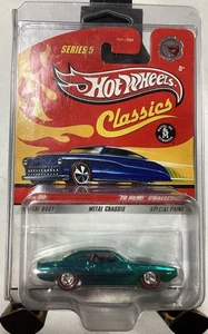 Hot Wheels Classics Series 5 '70 Hemi Challenger Green Chase Real Riders - Picture 1 of 4
