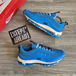 Nike Air Max 97 Overbranding Blue Hero (2018) Size UK9 - Picture 1 of 8