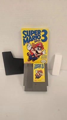 Nintendo NES Super Mario Bros 3 with Box Authentic *Tested & Works* - Image 1 of 4