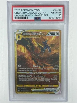 2023 Pokémon TCG Origin Forme Dialga VSTAR #GG68 – PSA 10 Gem Mint – CZ - Image 1 of 2