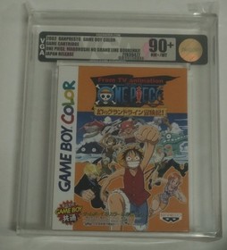VGA 90+ Graded Game Boy Color Japanese One Piece 2002 Unopend Box New Grand Line