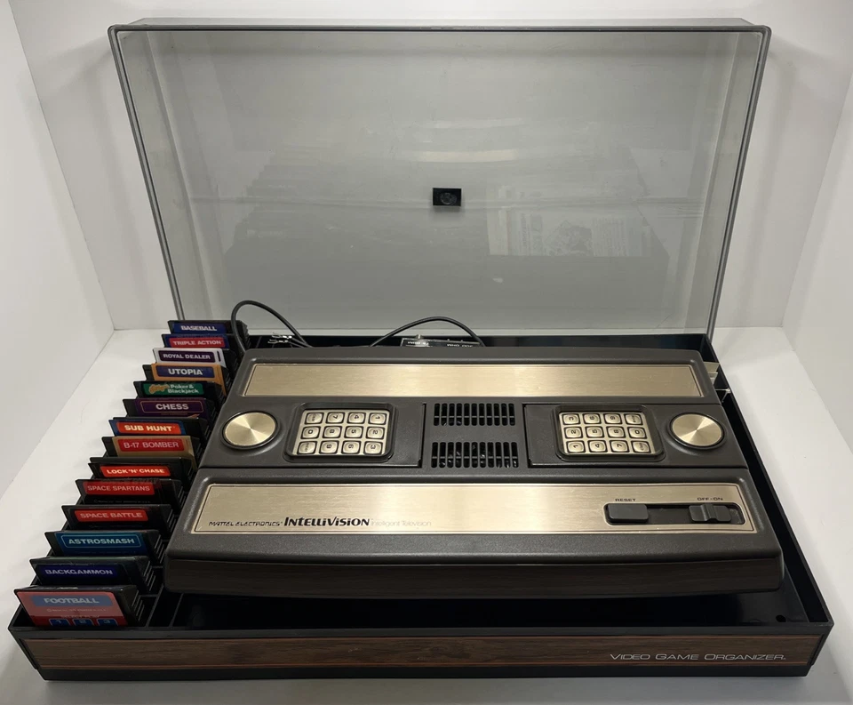 VTG 1979 Mattel Electronics Intellivision w/Case & 14 Games ALL TESTED & WORKING - Image 1 of 4