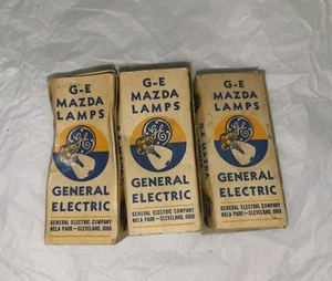 💡3 Vintage NOS GE Mazda Lamps Mazda 511 Bulbs 30 Total💡 - Picture 1 of 6