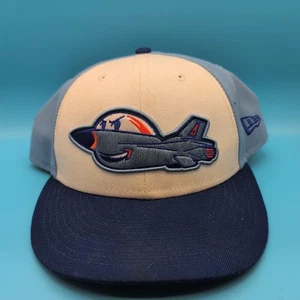 Aberdeen Ironbirds New Era Mütze Größe 7 3/8 nicht verstellbar blau Kampfjet Minor League - Bild 1 von 13