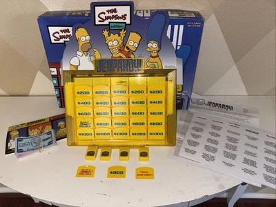 The Simpsons Edition Jeopardy! Board Game by Pressman 2003 - Used! - Image 1 of 4