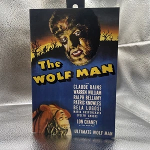 Lon Chaney Wolf Man Ultimate Figura de Acción Universal Monsters Neca Nuevo - Imagen 1 de 5