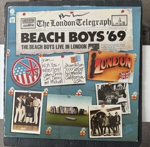 THE BEACH BOYS signed Vinyl 69 Love In London BRIAN WILSON PSA/DNA COA Autograph - Picture 1 of 3