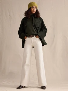 Banana Republic 28 The Icon Classic Wide-Leg Jeans Ecru #826977 Herbst 2025 - Bild 1 von 10