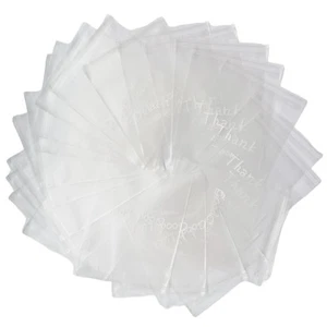 100 Pcs Self Adhesive Cookie Bags Individual Cookie Wrappers Bags Cookie Gift - Picture 1 of 7
