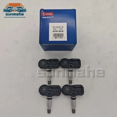 4PCS Denso 40700-JK01B TPMS Tire Pressure Sensor For Infiniti FX35 FX45 FX50 G35 - Image 1 of 4