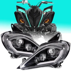 For Yamaha YFZ 450 Raptor 350 700 700R LED Headlights DRL Turn Signal 2006-2023 - Foto 1 di 14