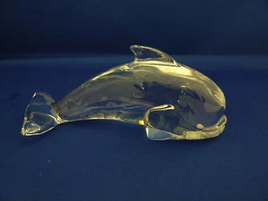 Hervorragend SIGNIERTER Norweger Kristall Delfin neuwertig - Bild 1 von 7