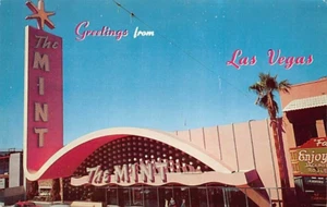 Postcard NV: Mint Hotel & Casino,  Las Vegas, Nevada, Unposted, 1960's - Picture 1 of 2