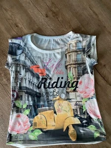 Italy Shirt, Scooter Gr. S 36 38 topp - Bild 1 von 8