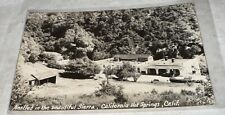 Sierra California RPPC Real Photo Postcard Hot Springs CA Store Building!