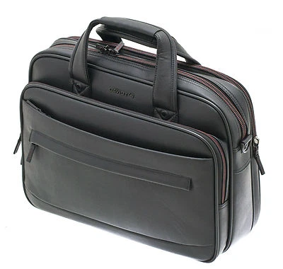 DAVIDT`S Messenger Aktentasche Aktenmappe Laptoptasche Tasche Briefcase schwarz