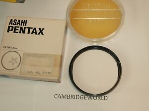  Asahi Pentax 77mm twist UV Ultraviolet optical glass filter in Box Pentax brand