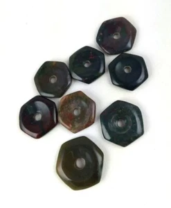 Festival Offer 8 Pieces Natural Agate Jasper Smooth Octagon Shape Cabochons - Picture 1 of 5