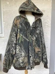 Abrigo Chaqueta Acolchada Mossy Oak Apparel Para Hombre XL Camuflaje Bolsillos Caza Exterior - Imagen 1 de 19