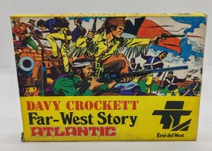 ATLANTIC 1/72 SOLDATINI DAVY CROCKETT FAR WEST STORY VINTAGE '70 NEW IN BOX - Picture 1 of 9