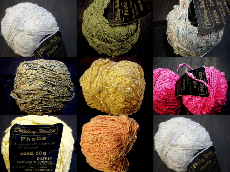 Noppenwolle, Baumwolle, Viskose, Dilthey, Stahl, Italana, Sonstige, Vintage   - Bild 1 von 1