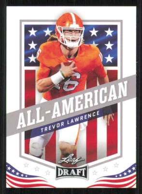 2021 Leaf Draft #50 Trevor Lawrence AA - Image 1 of 2