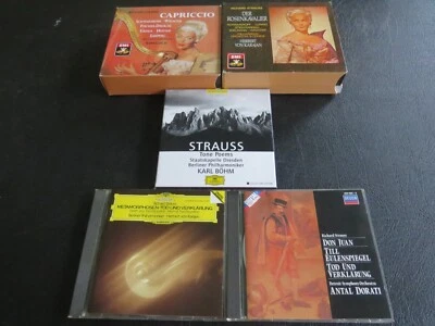RICHARD STRAUSS - Operas/Tone Poems - 5 x CD Job lot - Sawallisch/Karajan/Bohm - Image 1 of 4